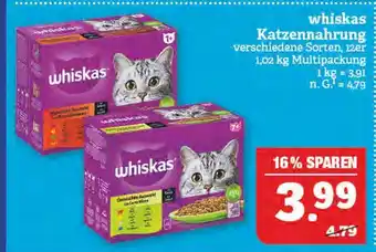 Marktkauf Whiskas katzennahrung Angebot