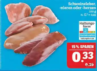 Marktkauf Schweineleber, -nieren oder -herzen Angebot