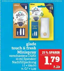 Marktkauf Glade touch & fresh minispray Angebot