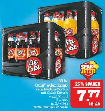 Marktkauf Vita cola oder limo Angebot