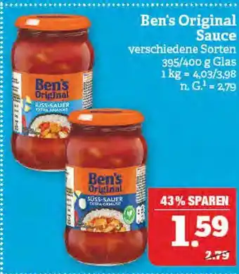 Marktkauf Ben's original sauce Angebot