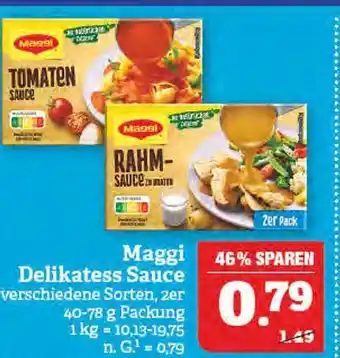 Marktkauf Maggi tomaten sauce oder rahm-sauce Angebot