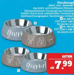 Marktkauf Zaru oder gourmet hundenapf Angebot