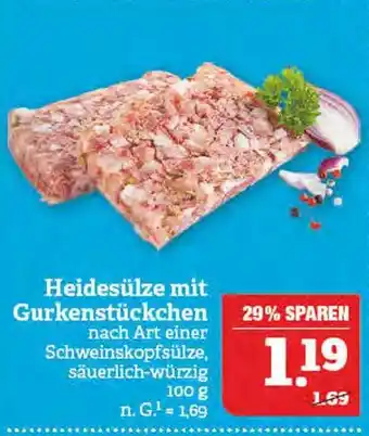 Marktkauf Heidesülze mit gurkenstückchen Angebot