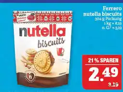 Marktkauf Ferrero nutella biscuits Angebot