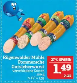 Marktkauf Rügenwalder mühle pommersche gutsleberwurst Angebot