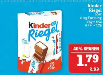 Marktkauf Kinder riegel Angebot