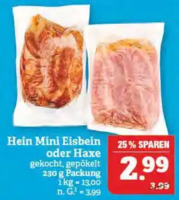 Marktkauf Hein mini eisbein oder haxe Angebot