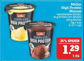 Marktkauf Müller high protein mousse Angebot