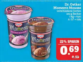 Marktkauf Dr. oetker momente mousse Angebot