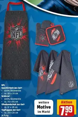 REWE NFL Geschirrtuch 3er-Set Angebot