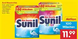 Netto Marken-Discount Sunil voll- oder colorwaschmittel Angebot