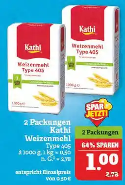 Marktkauf Kathi weizenmehl type 405 Angebot