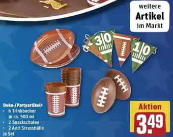 REWE Deko-/Partyartikel Angebot