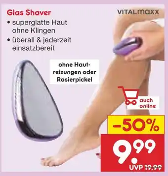 Netto Marken-Discount Vitalmaxx glas shaver Angebot