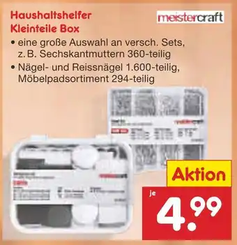 Netto Marken-Discount Meistercraft haushaltshelfer kleinteile box Angebot