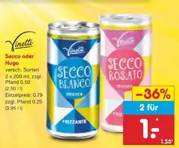 Netto Marken-Discount Vinetti secco oder hugo Angebot