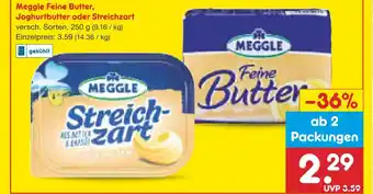 Netto Marken-Discount Meggle feine butter, joghurtbutter oder streichzart Angebot