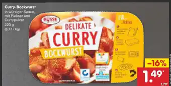 Netto Marken-Discount Büsse curry-bockwurst Angebot