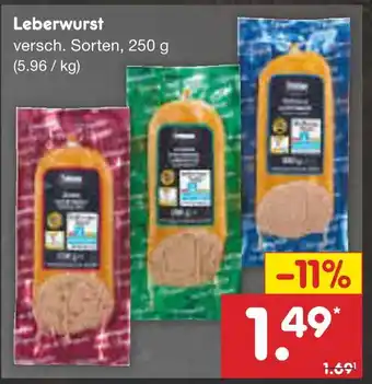 Netto Marken-Discount Leberwurst Angebot