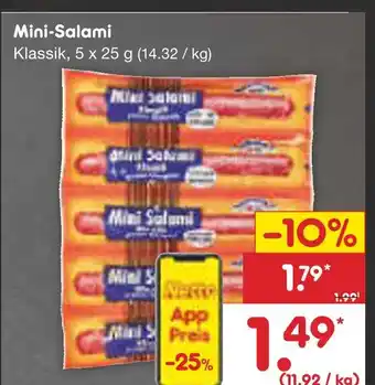 Netto Marken-Discount Mini-salami Angebot