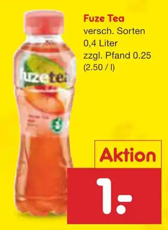 Netto Marken-Discount Fuze tea fuze tea Angebot