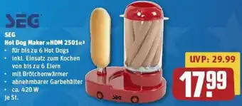 REWE SEG Hot Dog Maker HDM 2501 Angebot