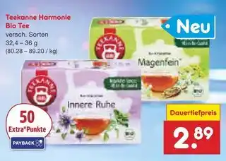 Netto Marken-Discount Teekanne harmonie bio tee Angebot