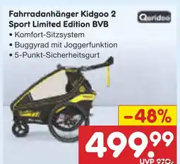 Netto Marken-Discount Qeridoo fahrradanhänger kidgoo 2 sport limited edition bvb Angebot