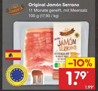 Netto Marken-Discount Cuarenta original jamón serrano Angebot