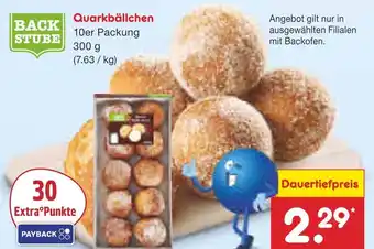 Netto Marken-Discount Backstube quarkbällchen Angebot