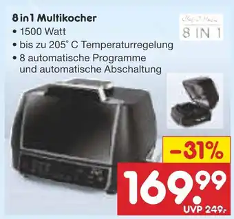 Netto Marken-Discount Chef-o-matic 8 in 1 multikocher Angebot