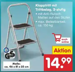 Netto Marken-Discount Klapptritt mit trittbelag, 2-stufig Angebot