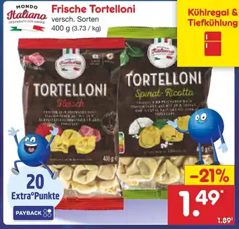 Netto Marken-Discount Mondo italiano frische tortelloni Angebot