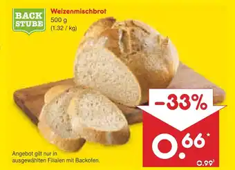 Netto Marken-Discount Backstube weizenmischbrot Angebot