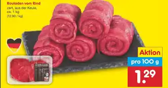 Netto Marken-Discount Rouladen vom rind Angebot