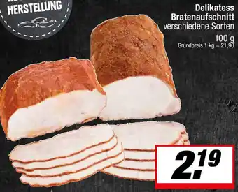 L. STROETMANN GROSSMARKT Delikatess Bratenaufschnitt Angebot