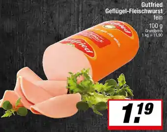 L. STROETMANN GROSSMARKT Gutfried Geflügel-Fleischwurst Angebot