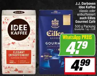 L. STROETMANN GROSSMARKT J.J. Darboven Idee Kaffee auch Eilles Gourmet Cafè Angebot