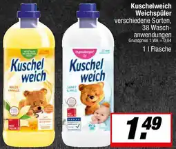 L. STROETMANN GROSSMARKT Kuschelweich Weichspüler Angebot