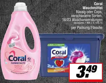 L. STROETMANN GROSSMARKT Coral Waschmittel Angebot