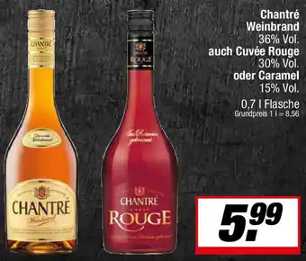 L. STROETMANN GROSSMARKT Chantré Weinbrand auch Cuvée Rouge oder Caramel Angebot