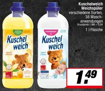 L. STROETMANN GROSSMARKT Kuschelweich Weichspüler Angebot