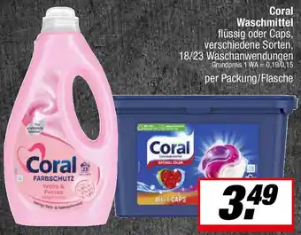 L. STROETMANN GROSSMARKT Coral Waschmittel Angebot