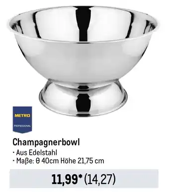 METRO METRO PROFESSIONAL Champagnerbowl Angebot