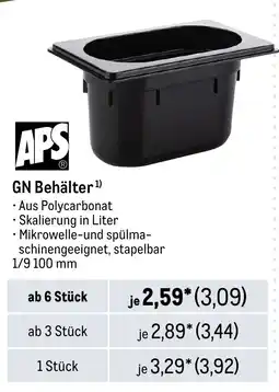 METRO APS GN Behälter Angebot