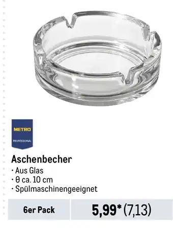 METRO METRO PROFESSIONAL Aschenbecher Angebot