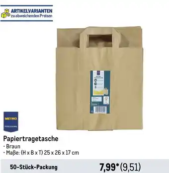 METRO METRO PROFESSIONAL Papiertragetasche Angebot