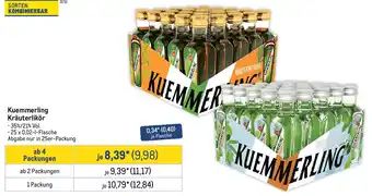 METRO Kuemmerling Kräuterlikör Angebot