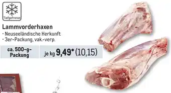 METRO Lammvorderhaxen Angebot